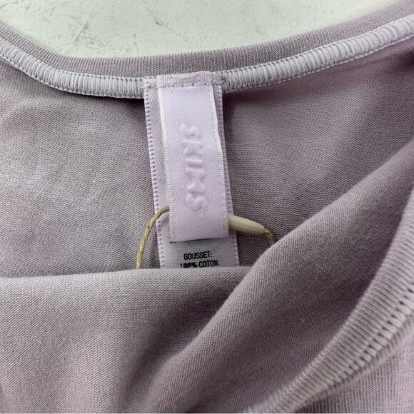 SKIMS Cotton Jersey Dipped Thong Iris Mica NWT in Size 4X - Picture 2 of 6